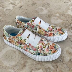 Blowfish Malibu Marley Floral Canvas Slip On Vegan Sneakers